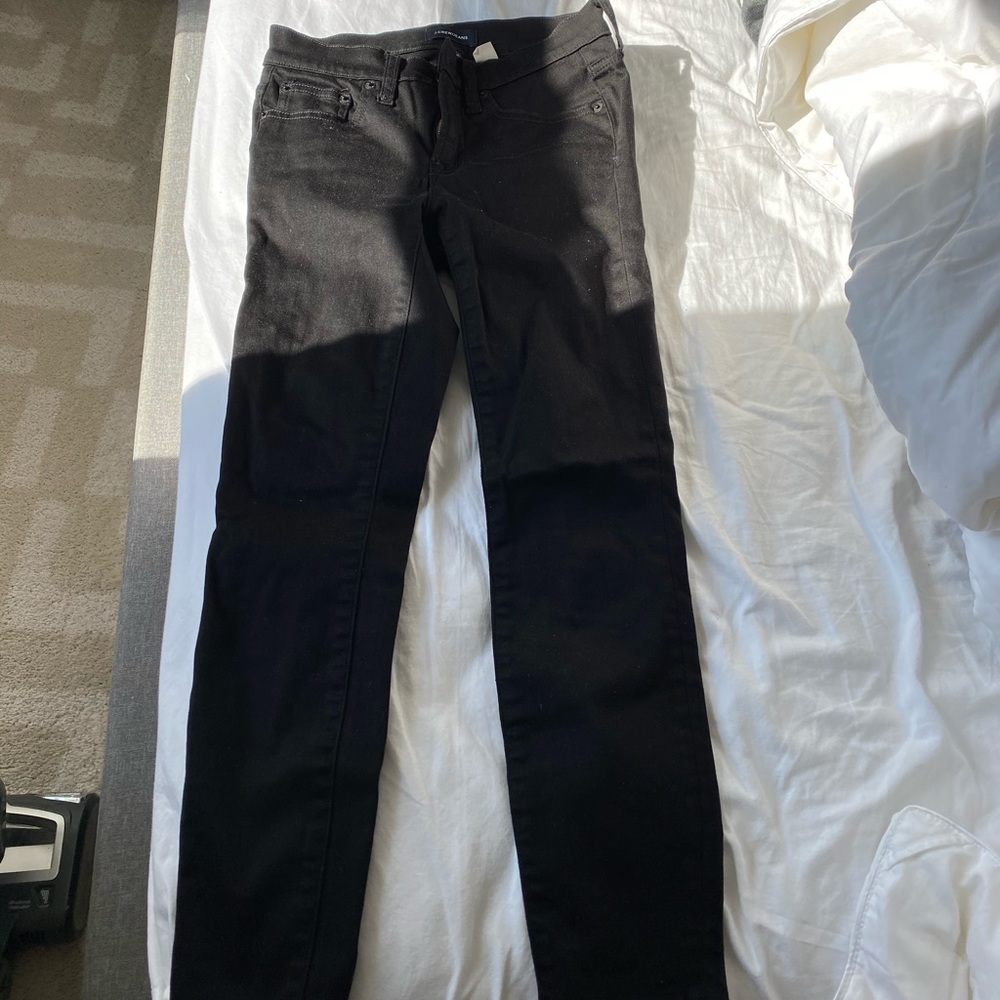 J Crew Black Toothpick Jeans 24P